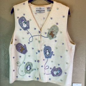 Marisa Christina Winter Knit Vest